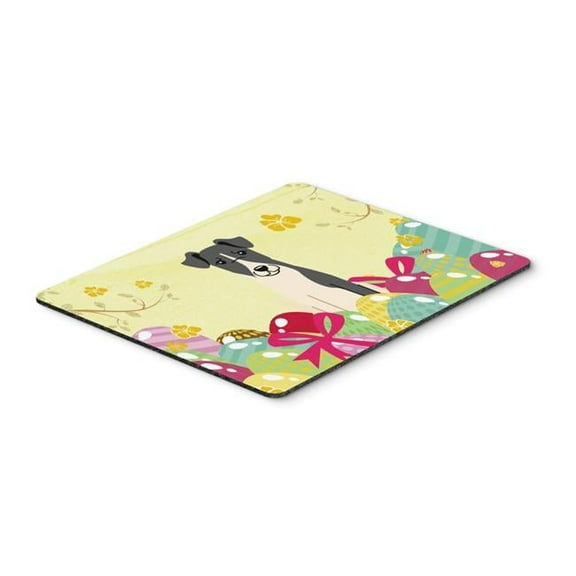 Easter Eggs Smooth Fox Terrier Mouse Pad, Hot Pad or Trivet