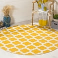 thumbnail image 2 of SAFAVIEH Montauk Proinsias Geometric Cotton Area Rug, Yellow/Ivory, 4' x 6', 2 of 10