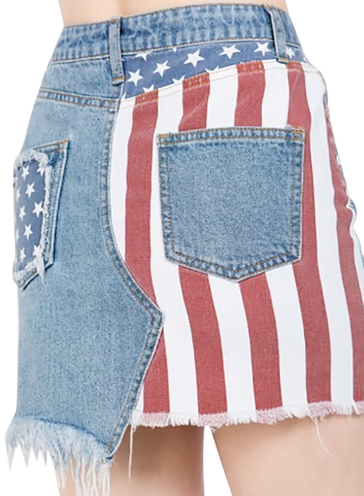 signature 8 denim skirt