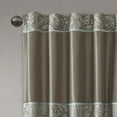 thumbnail image 3 of Madison Park Paisley Pattern 84 Inch Adult Indoor Use Decor Curtain in Blue and Brown, 3 of 5
