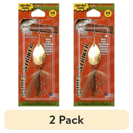 (2 pack) Joe s Flies Super Striker Elite Series Inline Spinner March 1/4 oz