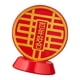 thumbnail image 1 of Escultura de compromiso para la mesa, hecha a mano, con la doble felicidad de una boda china. Rojo, 1 of 9