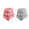 thumbnail image 1 of 2 Cubo de embalaje portátil de compresión Organizador de equipaje Maleta de viaje a prueba de agua rojo gris Yuyangstore Cubo de empaque de compresión, 1 of 8