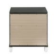 thumbnail image 4 of DeeHome Metallic Grey 2-drawer Nightstand, 4 of 7