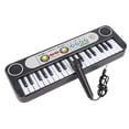 thumbnail image 3 of Teclado de piano para niños, Teclado de piano Digital Eléctrico de 37 Teclas con Micrófono, Atril, Suministro de Batería, Teclas Blancas y Negras, Para Nijos, 3 of 7