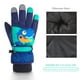 thumbnail image 5 of Guantes de esquí para niños Guantes de nieve cálidos a prueba de viento para invierno Guantes para clima frío para niñas y niños para trineo Snowboard Patinaje Ciclismo Correr y actividades al aire libre, 5 of 8