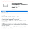 thumbnail image 2 of AM Autoparts Front Left Brake Caliper With Bracket For 2012-2020 Ford F-150 2 of 6