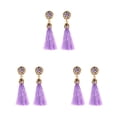 thumbnail image 1 of Pendientes largos de borla Qarigey Retro barroco de aleación para mujeres y niñas, 1 of 6
