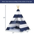 thumbnail image 3 of Gymax Tente de Jeu Portable Tipi Maisonnette pour Enfants avec Sac de Transport, 3 of 10