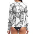 thumbnail image 2 of joogoo Womens UPF 50+ Rash Guard Cactus Long Sleeve UV Protection Sun Shirts Tops XL, 2 of 7