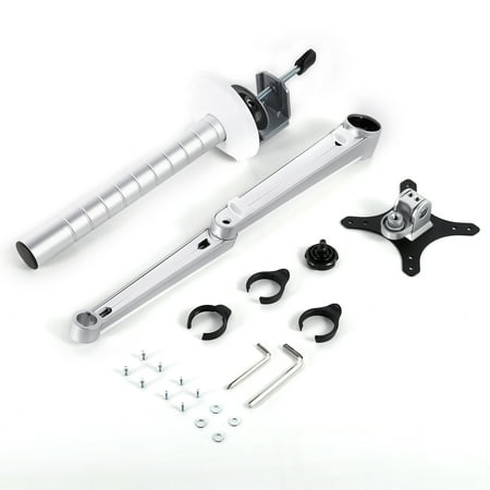 Aluminum 360 Rotary Computer Combination Bracket Single Arm Monitor Stand QA3S