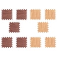 thumbnail image 4 of Monyance soft wood tiles Interlocking Wood Grain Foam Floor Mats - 10pcs(11.81X11.81X0.39Inches), 4 of 10