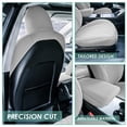 thumbnail image 4 of For 2017-2024 Tesla Model 3 FH Group Neoprene Waterproof Custom Fit Car Seat Covers  Solid Gray - Front Seats, 4 of 5