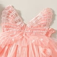 thumbnail image 4 of Robe de Fête pour Bébé Fille Robe Sans Manches Papillon Ligne A Princesse, 4 of 8
