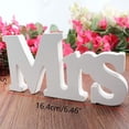 thumbnail image 4 of Letras de Madera YONGSHENG Mr & Mrs para Decoración de Mesa de Boda, 4 of 5