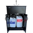 thumbnail image 6 of Ozark River Manufacturing Essential Series, Portable Sink Hand Wash Station, 110V, Black Laminate Countertop-Black Cabinet-Stainless Basin, 6 of 9