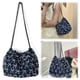thumbnail image 2 of Bolso Bandolera Tipo Cubo Mujer Denim Plisado Bowknot Con Cadena para Viajes, 2 of 9