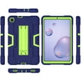 thumbnail image 5 of Goldcherry Case for Samsung Galaxy Tab A 8.4 SM-T307 (2020 Released),Hybrid Heavy Duty Shockproof Armor Rugged Full-Body Protective Case Cover for Samsung Galaxy Tab A 8.4 Inch T307(Navy/Green), 5 of 6