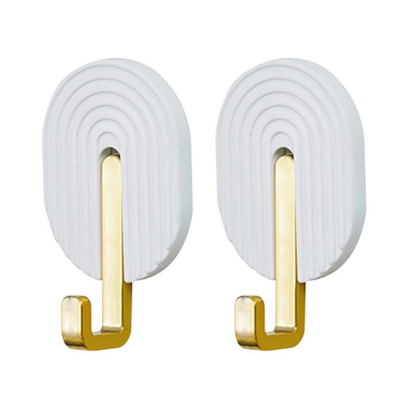 Iumwxz hangers Hook- Self-adhesive Multi-function Towel Bathroom Hook Seamless Hook Door Back Bag Hook hooks holder White Plastic Clearance