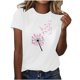 thumbnail image 1 of Mujeres Pantalones Cortos, Verano Ocio Impresión Cuello Redondo Camiseta de Manga Corta, Blusa de Moda Casual, 1 of 4