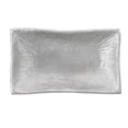 thumbnail image 2 of Aspen Creative 80004-21, Rectangle Small Tray, Hand Made Cast Aluminum Serving Platter For Home Decor, Party, Food, Candy, Fruit, Nickel Finish, 8-1/4" L x 10-3/4" W x 2-1/4" H, 2 of 5