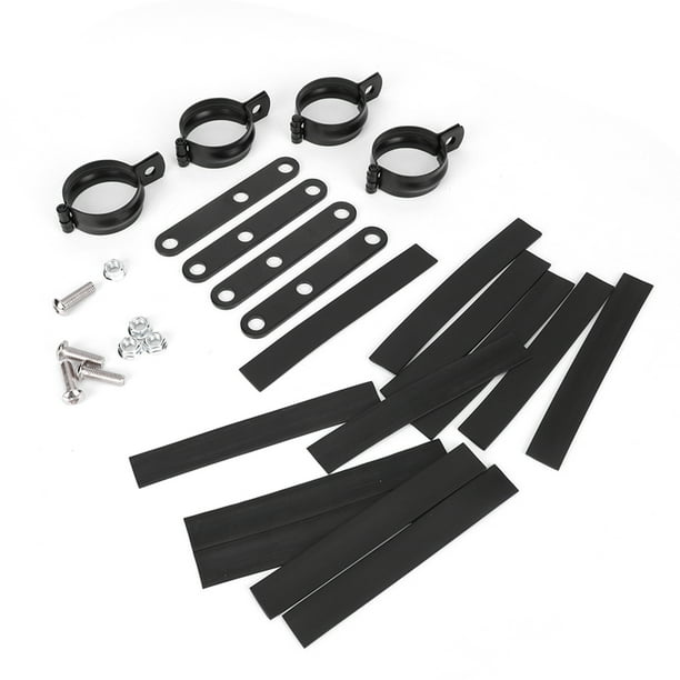 Abrazadera de montaje de horquilla para soporte de faro de motocicleta, accesorio Universal negro apto para Yamaha 41-51mm Jadeshay A