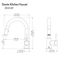 thumbnail image 3 of ZLINE Dante Kitchen Faucet in Chrome (DNT-KF-CH), 3 of 4