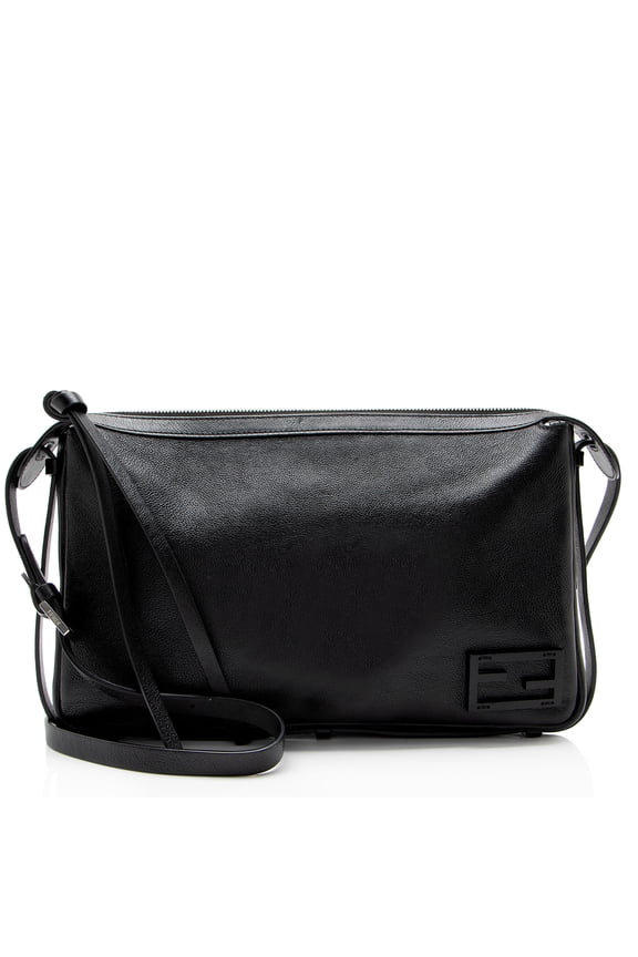 Pre-Owned Fendi Calfskin Simply Medium Shoulder Bag