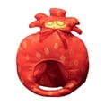 thumbnail image 2 of Sombrero de peluche con forma de bolsa , divertido sombrero de disfraz para fiestas de cosplay, carnavales, niños y niñas, 2 of 5