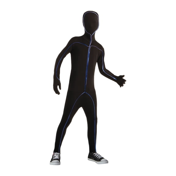 Light Up Stick Figure Halloween Costume for Children, Boys Size M (8), by Way to Celebrate
