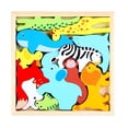 thumbnail image 1 of Kids Wooden Vehicle Food Number Animal Cognition Puzzle Learning Educational Toy, 1 of 9