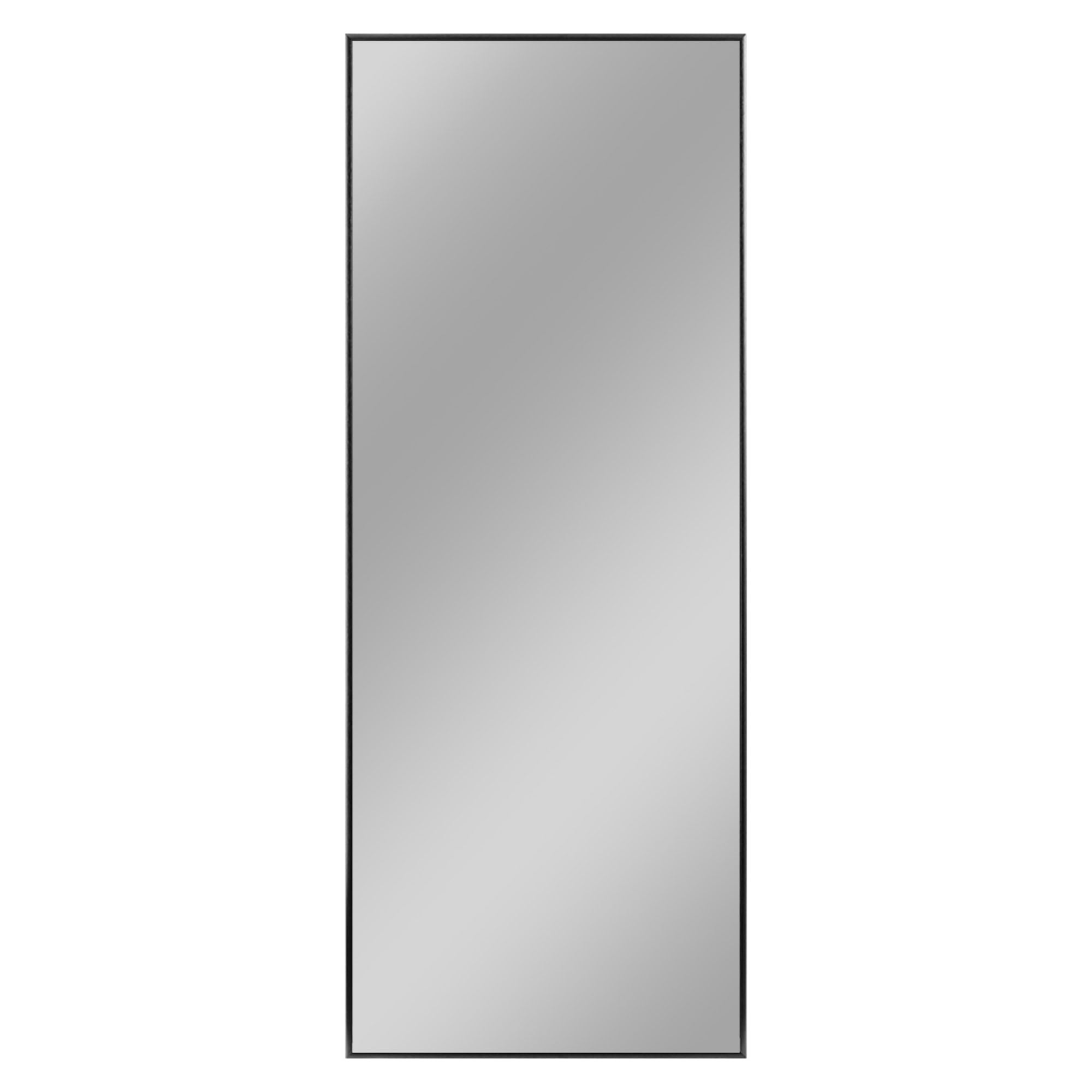 24 in x 71 in Black Modern Full Length Mirror