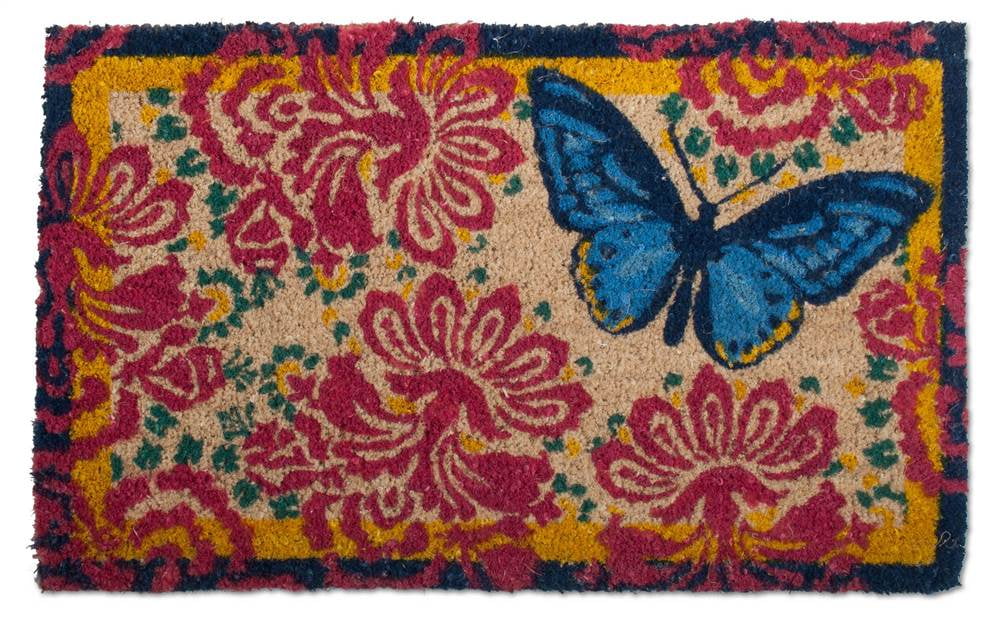 Bangalore Butterfly Coir Door Mat