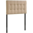 thumbnail image 3 of Lily Twin Upholstered Fabric Headboard - Beige, 3 of 4