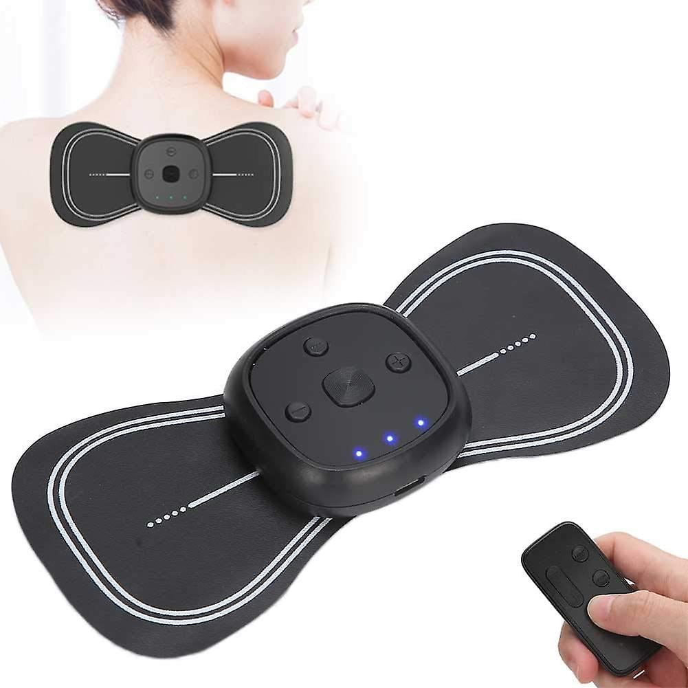 Geecy Portable Electric Neck Massager Usb Mini Cervical Massager Portable Ems Shoulder Neck Massage Pad