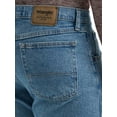 thumbnail image 3 of Wrangler Authentics Men's Classic 5-Pocket Regular Fit Jean, Light Stonewash Flex, 42W X 29L, 3 of 4