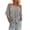 Grey, variant on Daznico Women's Off Shoulder Tie Front Blouse, Flowy Short Sleeve Casual Summer Top,M