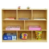 A+ Child Supply Preschool 8 Compartment Shelving Unit with Casters