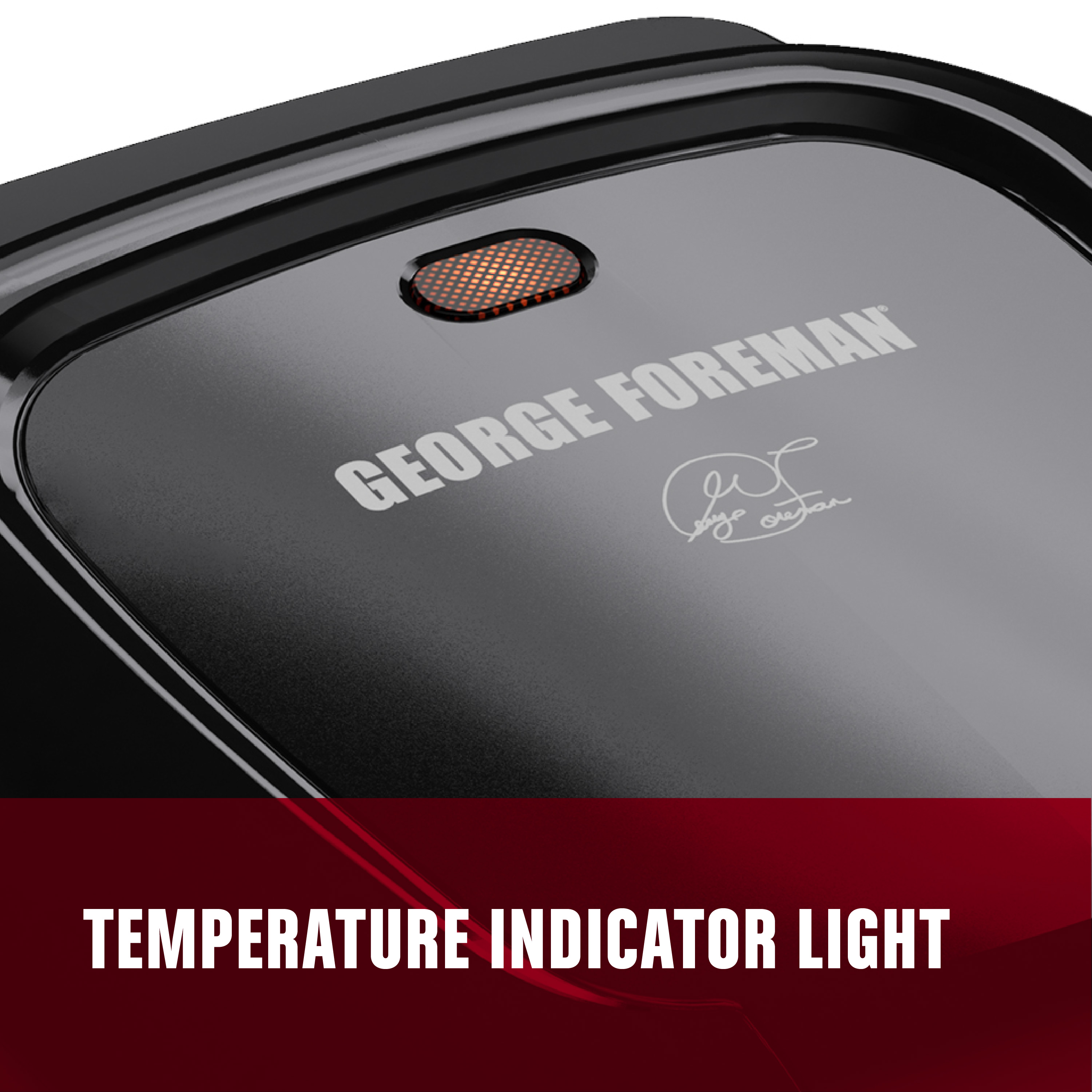 George Foreman 2-Serving Classic Plate Electric Indoor Grill and Panini Press, Black , GR0040B - image 5 of 7