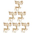 thumbnail image 6 of Gymnture 6Pcs Christmas Reindeer Brooch Pin Christmas Jewelry Gifts (Colorful), 6 of 9