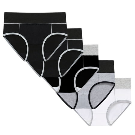 

Umitay Women s tempting Fashion Large Size Color Bump Buttocks Splicing Panties 5PC