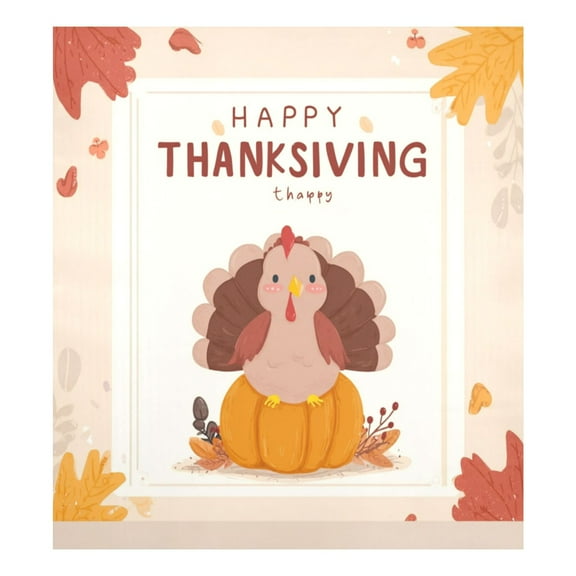 IAUYY Magnetic decorative sticker - 23x26 Inch PVC Refrigerator Decorative Cover, Removable DIY Art for Kitchen Appliances American Turkey