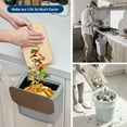 thumbnail image 5 of Babevy 7 L Hanging Trash, Sink Trash Can, Wall Mounted Garbage Can for Food Waste, Bathroom, Office, 5 of 7