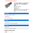 thumbnail image 2 of Turn Signal Light Bulb - Compatible with 1964 - 1967, 1973 - 1982 Chevy Malibu 1965 1966 1974 1975 1976 1977 1978 1979 1980 1981, 2 of 2