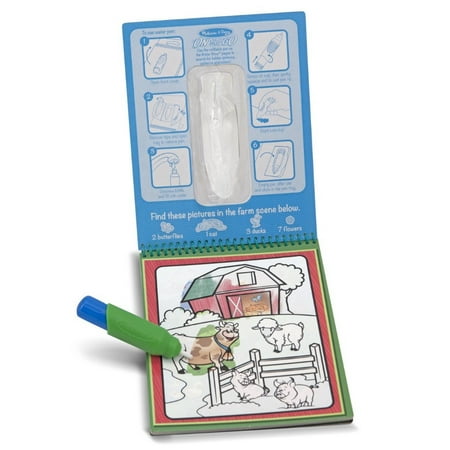 Melissa & Doug On the Go Water Wow! Water Reveal Pad: Vehicles - 4 Boards and Water Pen