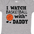 thumbnail image 4 of Inktastic I Watch Basketball with Daddy Boys Baby Bodysuit, 4 of 5