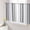 Grey White, variant on Sheer Curtains 54 Inch Length 2 Panels Set for Kitchen, Light Purple Grey Stripe Semi Sheer Curtains for Windows, Farmhouse Minimalist Striped Voile Window Treatments Rod Pocket Curtain