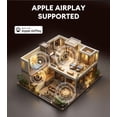 thumbnail image 5 of Restored Edifier D32 Tabletop Wireless Speaker, Hi-Res Audio, LDAC, ALAC, 60W (RMS), 2.1 Acoustic Architecture, 11h Playtime, APP Control, Bluetooth 5.3, AirPlay2, USB-C and AUX Inputs, Brown (Refurbished), 5 of 9