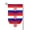 Fillet, variant on Garden Flag Croatian Flag Double Sided Small Yard Holiday Garden Flag for Outside Decor 12.5x18 Inch Square