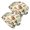 Mushroom and Grass Cream Pattern, variant on Mushroom and Toadstool Cream Pattern 2 Pack Slouchy Beanie Hat, Sleep Head Cover with Stretchy Fabric & Soft Texture, Warm Thermal Gifts for Unisex Men Women